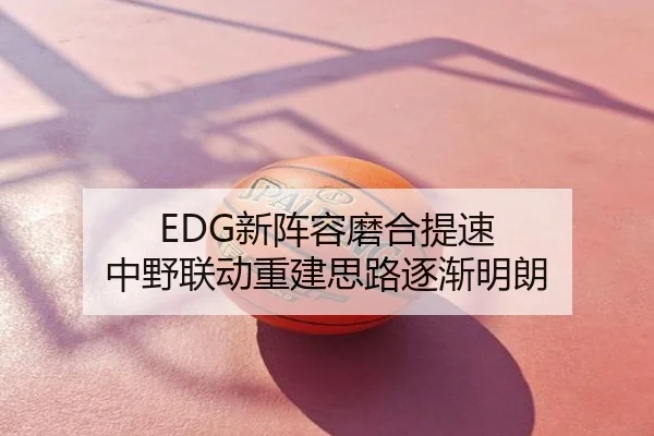 EDG新阵容磨合提速 中野联动重建思路逐渐明朗